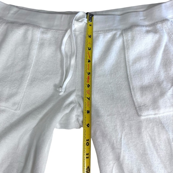 JUICY COUTURE VINTAGE Y2K WHITE TERRY TRACK SUIT SET - Picture 11 of 15